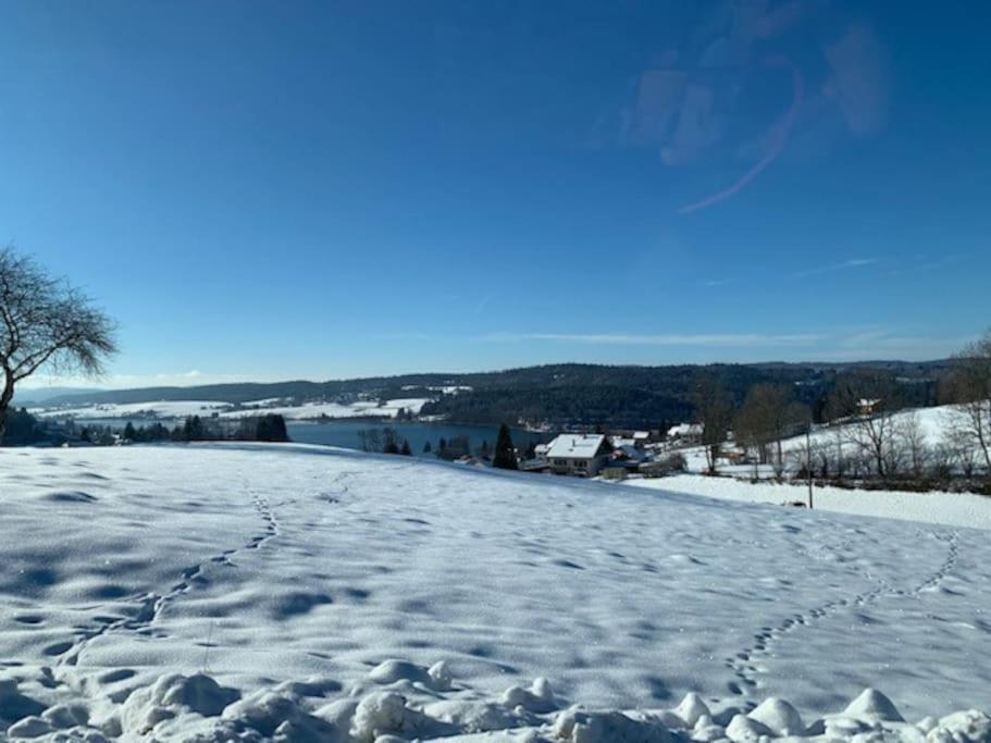 Ancienne Ferme Comtoise 4 Etoiles, 11 Personnes Lac St-Point/Mont D'Or Montperreux 外观 照片